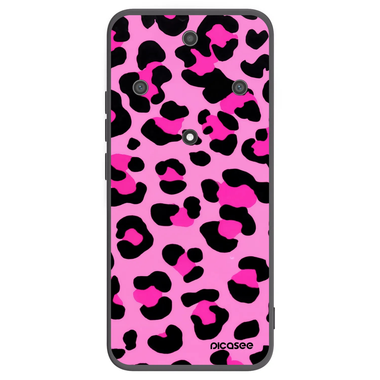 Picasee Μαύρη θήκη σιλικόνης για Honor Magic5 Lite 5G - Pink Tiger