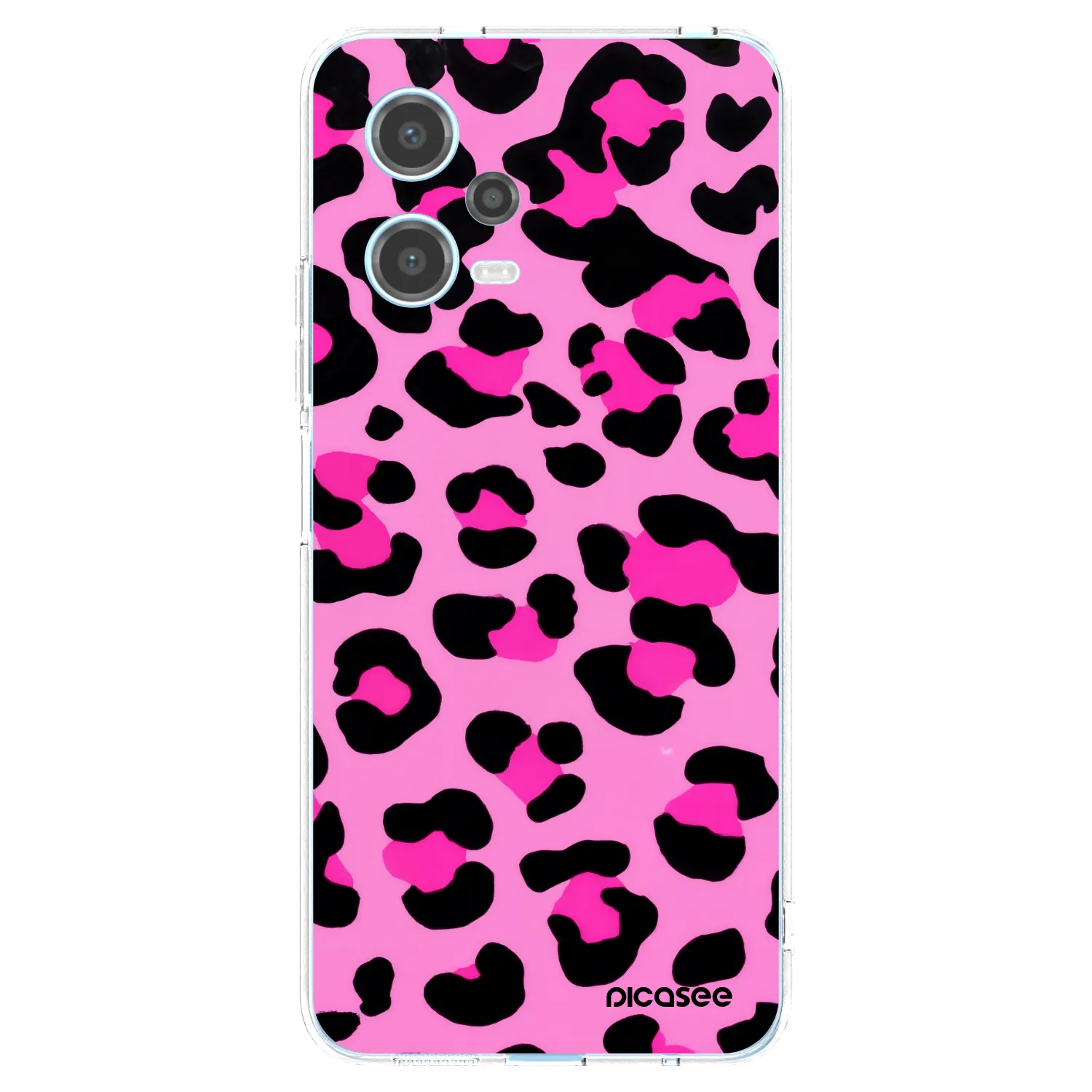 Picasee διαφανής θήκη σιλικόνης Xiaomi Redmi Note 12 5G - Pink Tiger