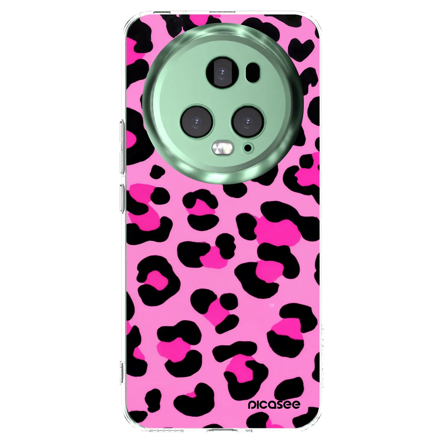 Picasee διαφανής θήκη σιλικόνης Honor Magic5 Pro - Pink Tiger
