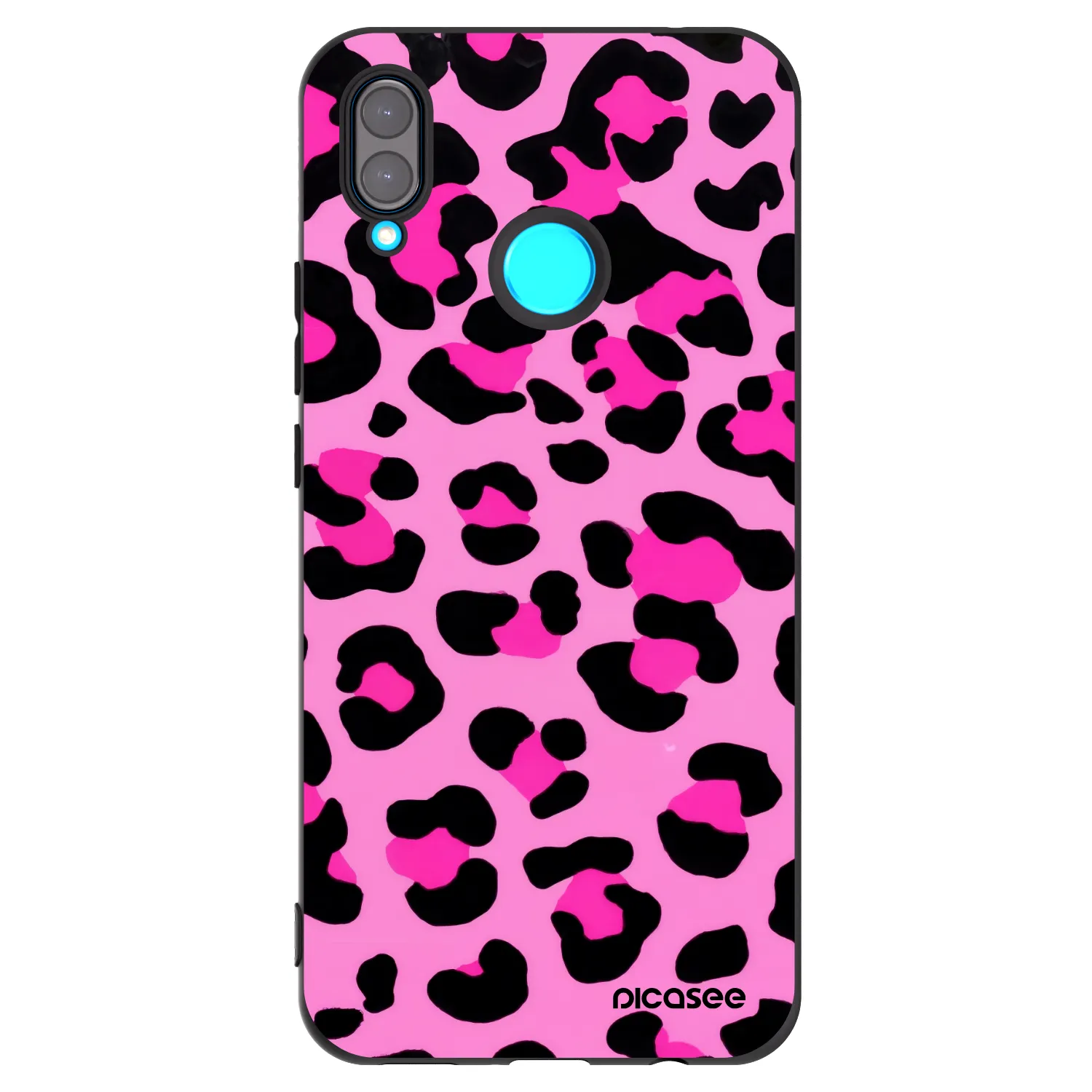 Picasee Μαύρη θήκη σιλικόνης για Huawei Nova 3 - Pink Tiger