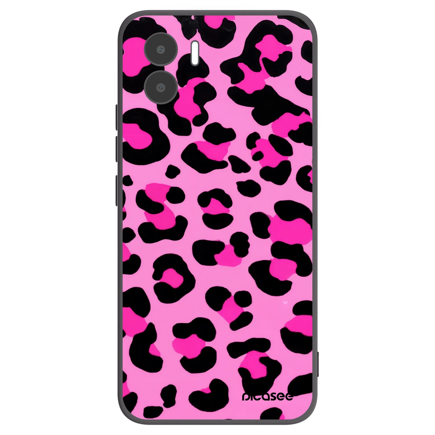 Picasee Μαύρη θήκη σιλικόνης για Xiaomi Redmi A2 - Pink Tiger