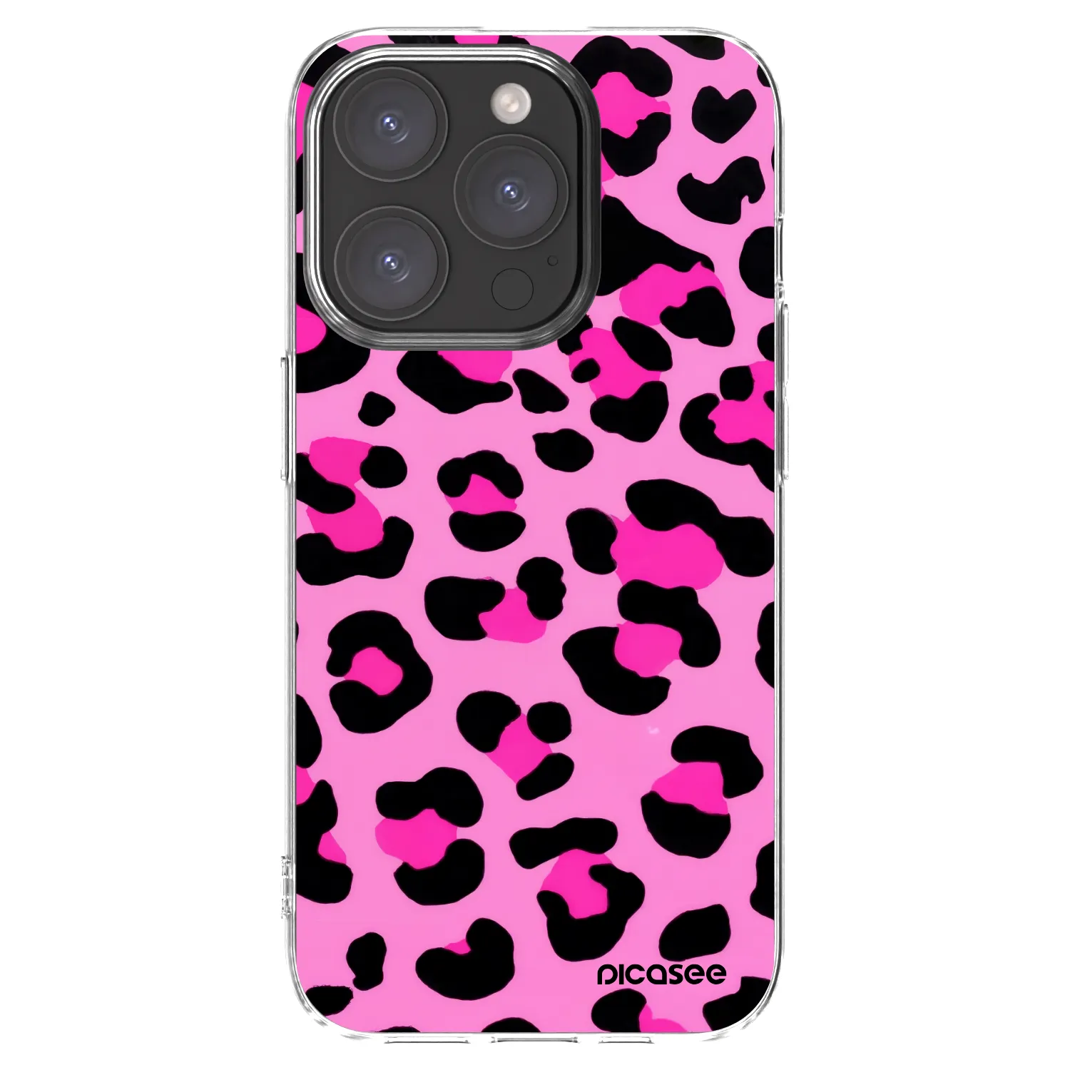 Picasee διαφανής θήκη σιλικόνης Apple iPhone 15 Pro - Pink Tiger