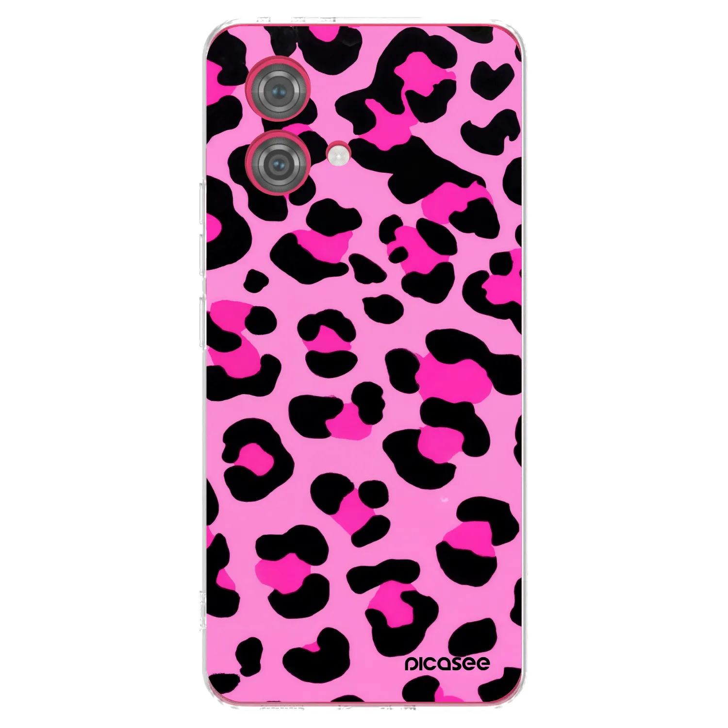 Picasee διαφανής θήκη σιλικόνης Motorola Moto G84 5G - Pink Tiger