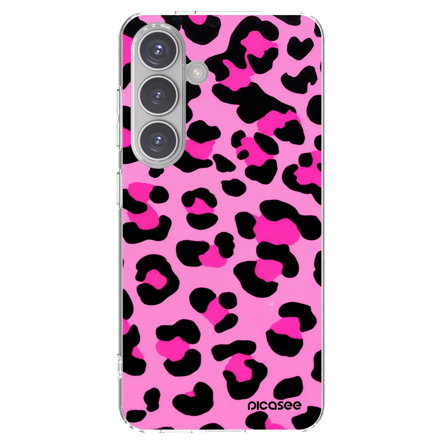 Picasee διαφανής θήκη σιλικόνης Samsung Galaxy S24 S921B 5G - Pink Tiger