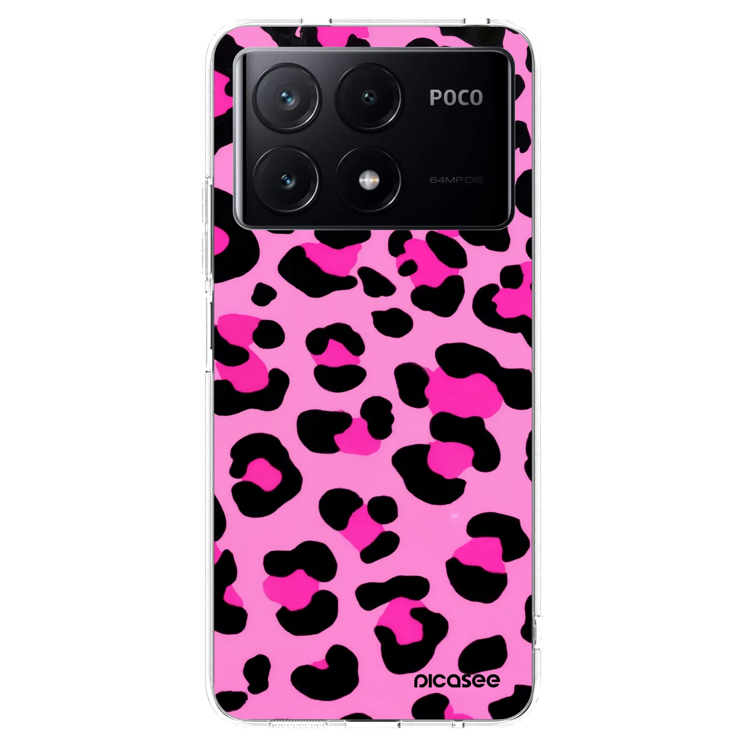 Picasee διαφανής θήκη σιλικόνης Xiaomi Poco X6 Pro - Pink Tiger