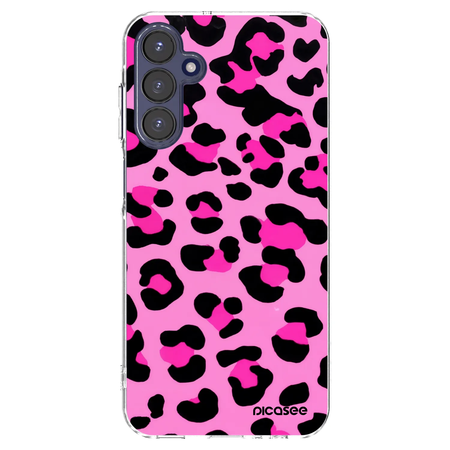 Picasee διαφανής θήκη σιλικόνης Samsung Galaxy A15 A155F 4G - Pink Tiger