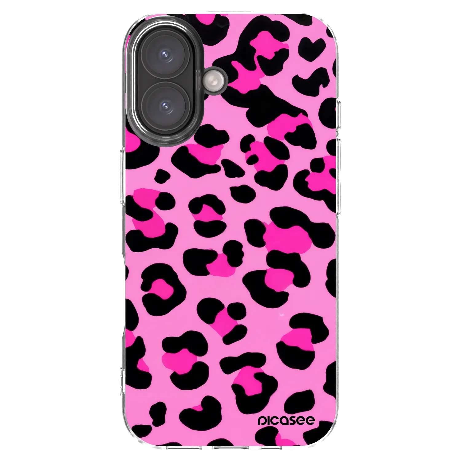 Picasee διαφανής θήκη σιλικόνης Apple iPhone 16 - Pink Tiger