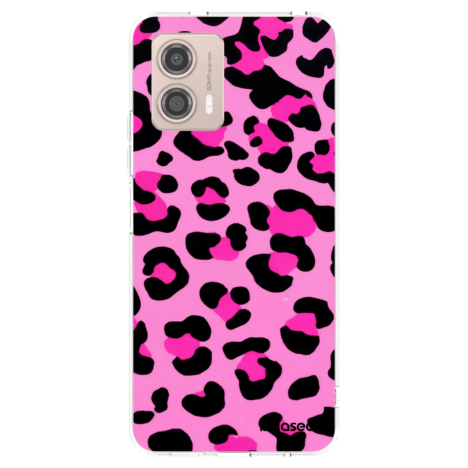 Picasee διαφανής θήκη σιλικόνης Motorola Moto G53 5G - Pink Tiger