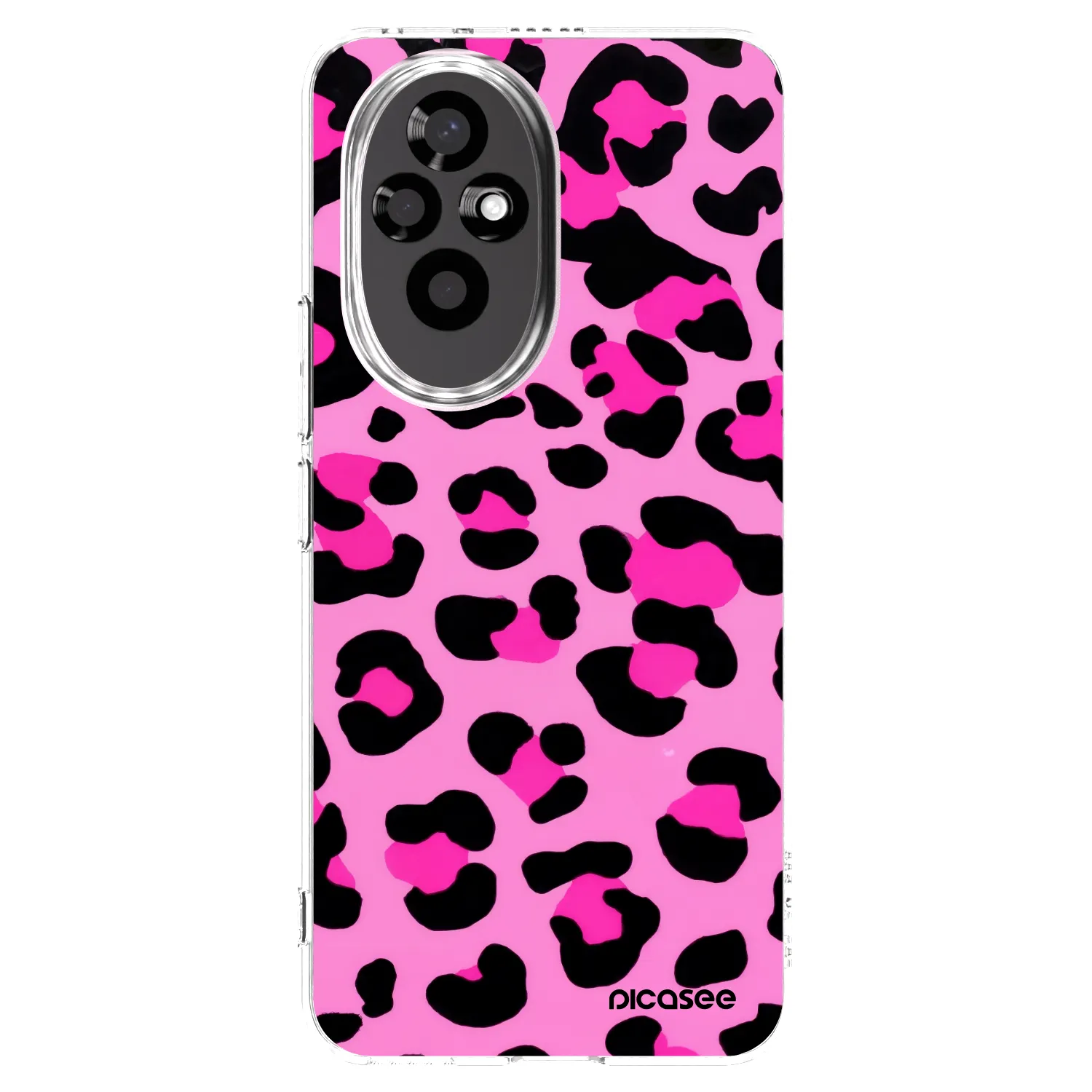 Picasee διαφανής θήκη σιλικόνης Honor 200 Pro 5G - Pink Tiger