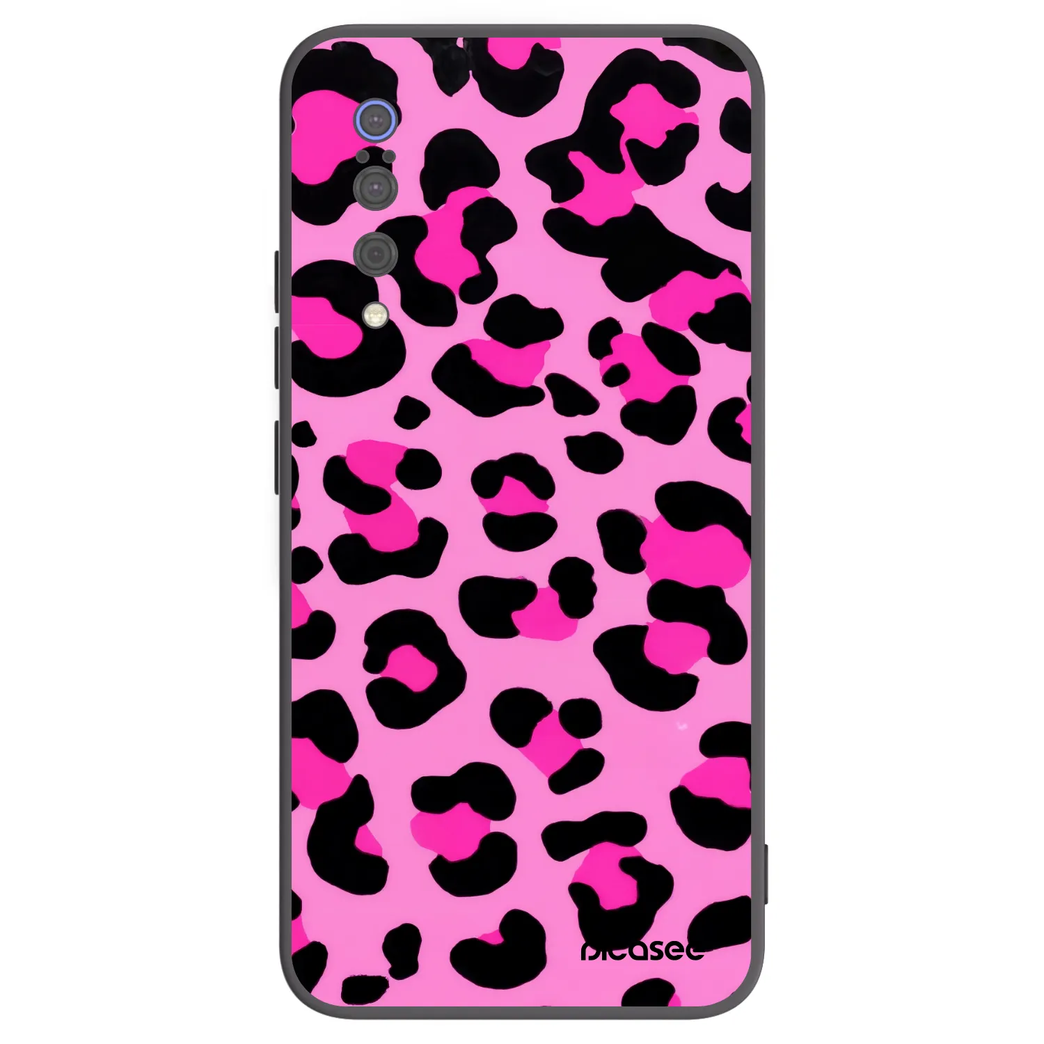 Picasee Μαύρη θήκη σιλικόνης για Xiaomi Mi 9 - Pink Tiger