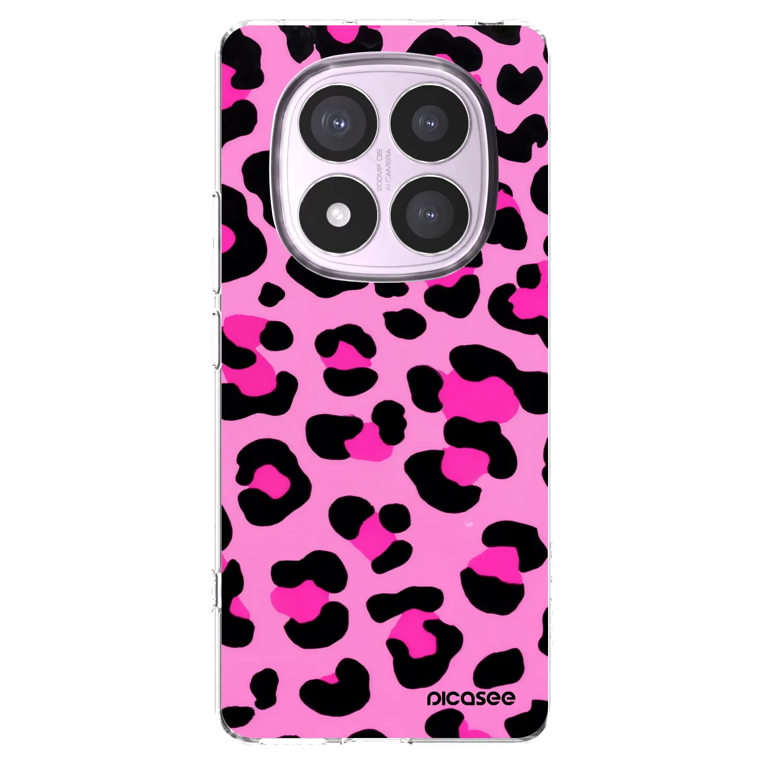 Picasee διαφανής θήκη σιλικόνης Xiaomi Redmi Note 14 Pro 5G - Pink Tiger