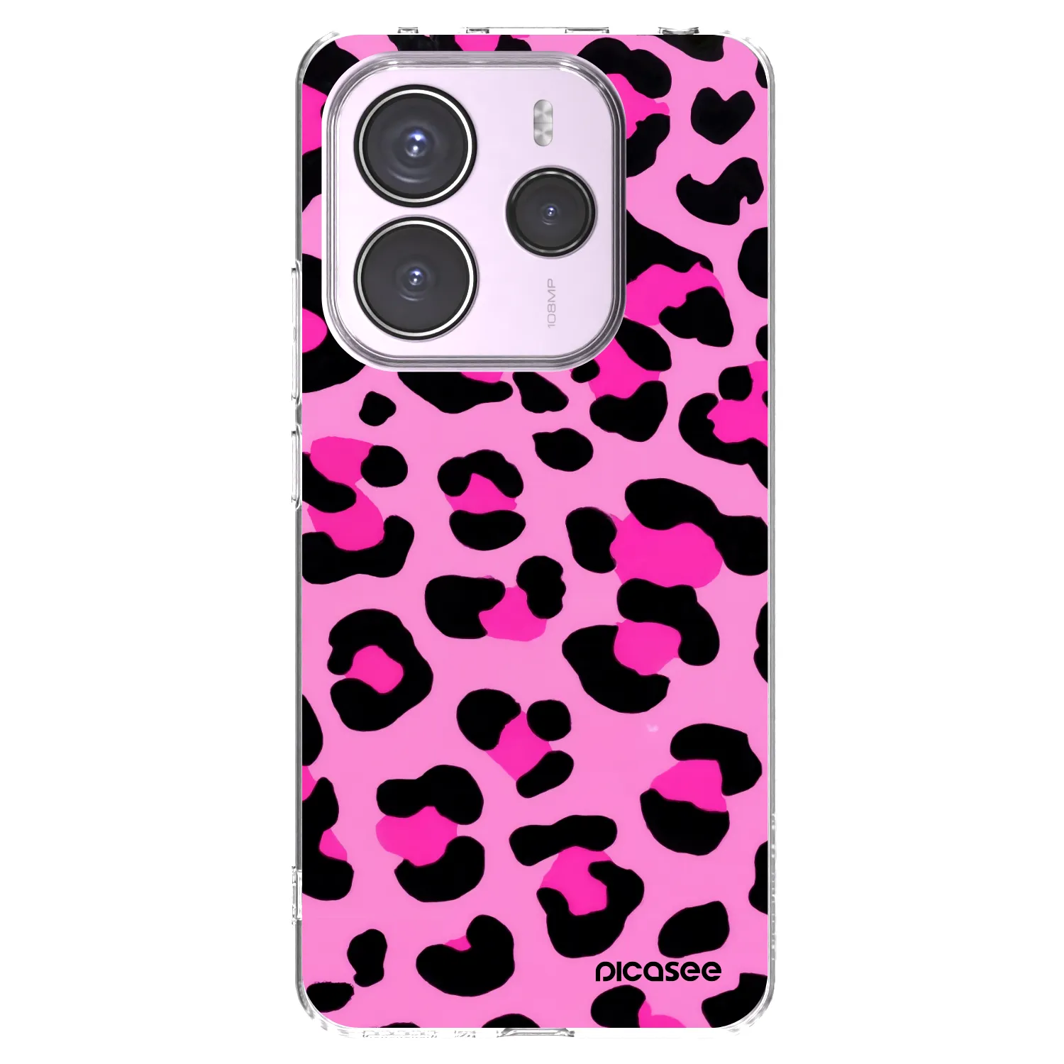 Picasee διαφανής θήκη σιλικόνης Xiaomi Redmi Note 14 5G - Pink Tiger