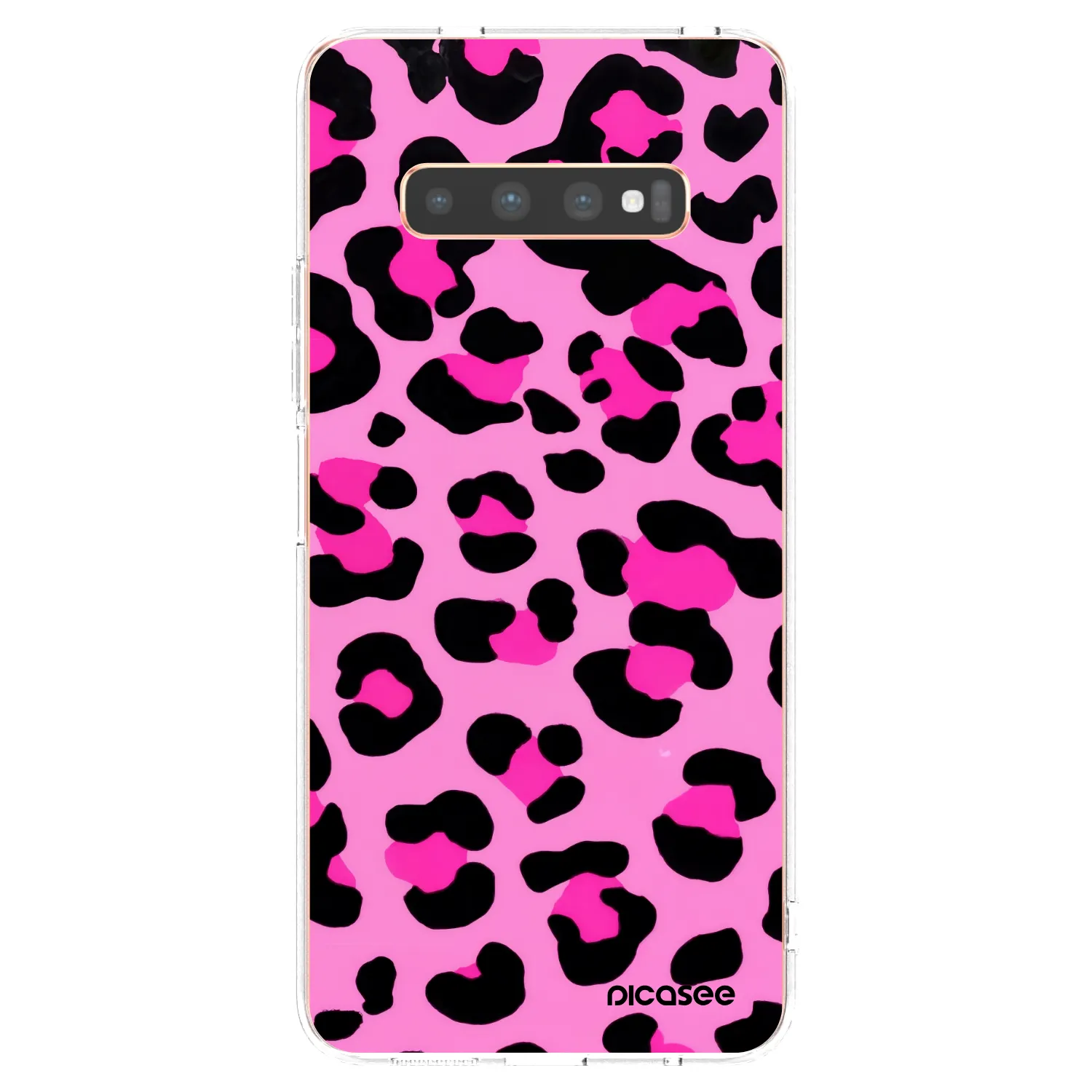 Picasee διαφανής θήκη σιλικόνης Samsung Galaxy S10 Plus G975 - Pink Tiger