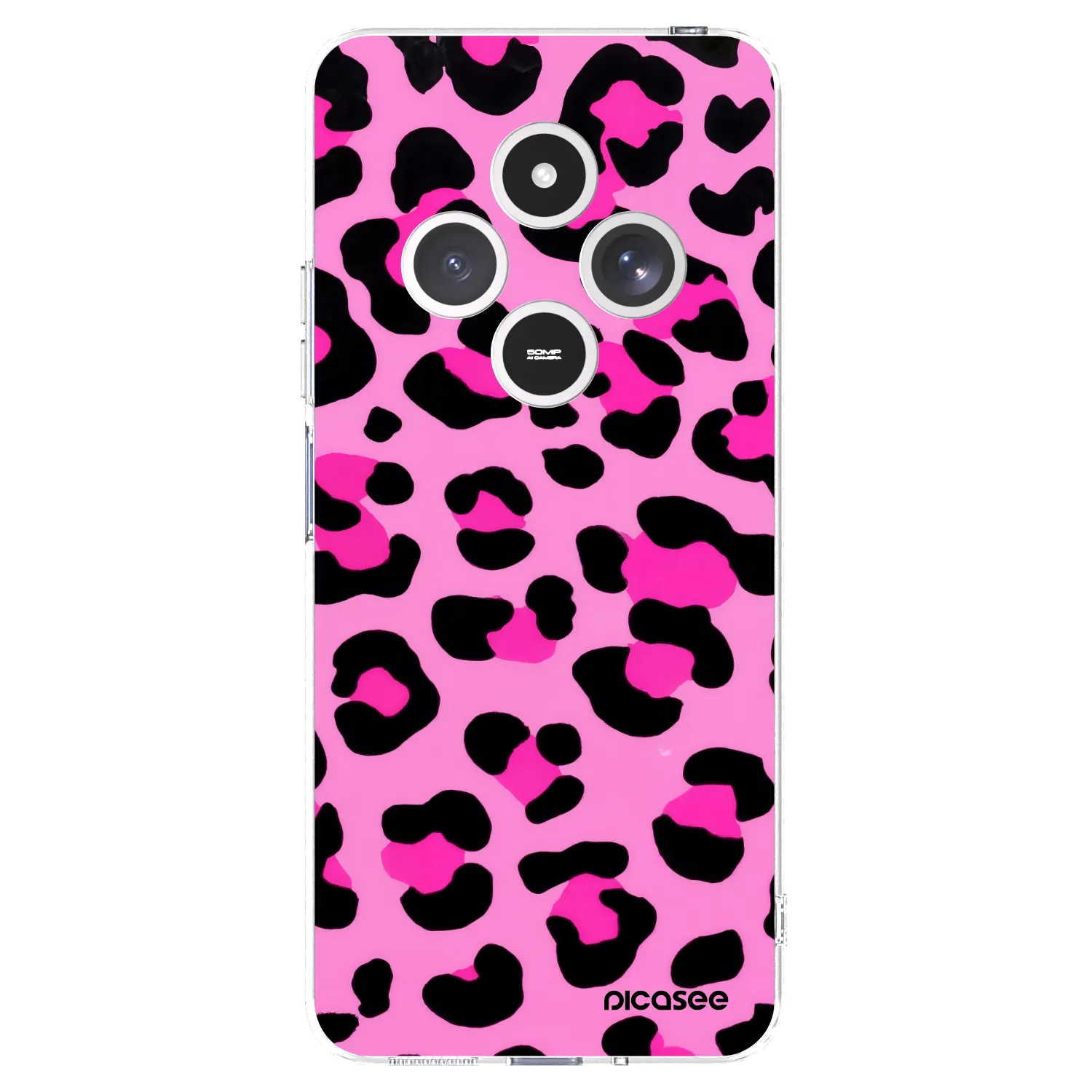 Picasee διαφανής θήκη σιλικόνης Xiaomi Redmi 14C - Pink Tiger