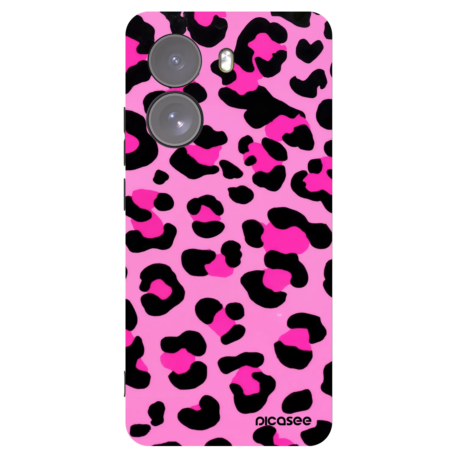 Picasee Μαύρη θήκη σιλικόνης για Xiaomi Poco X7 - Pink Tiger