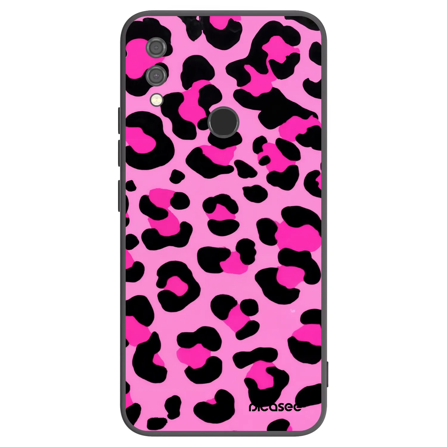 Picasee Μαύρη θήκη σιλικόνης για Xiaomi Redmi Note 7 - Pink Tiger