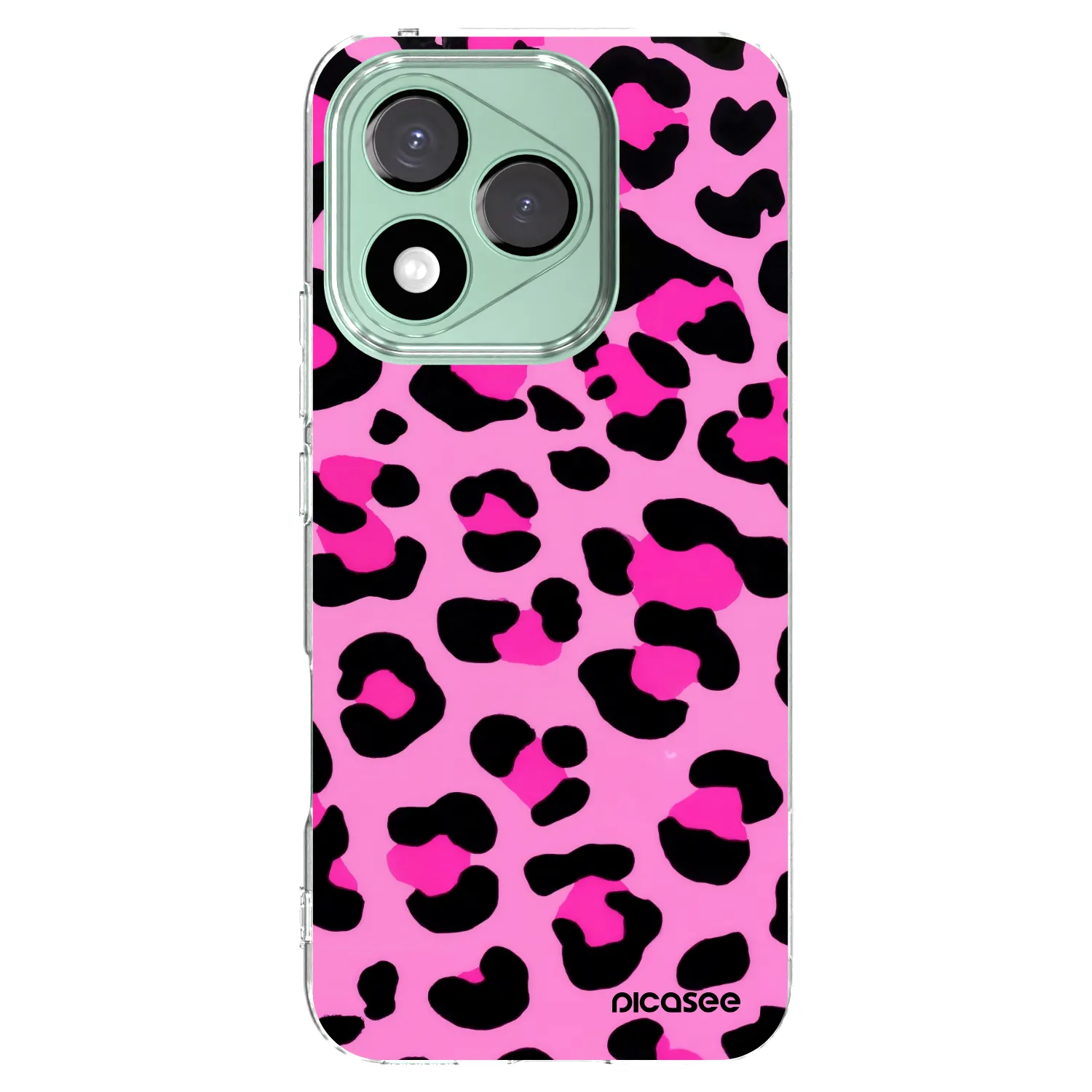 Picasee διαφανής θήκη σιλικόνης Honor 400 Lite 5G - Pink Tiger