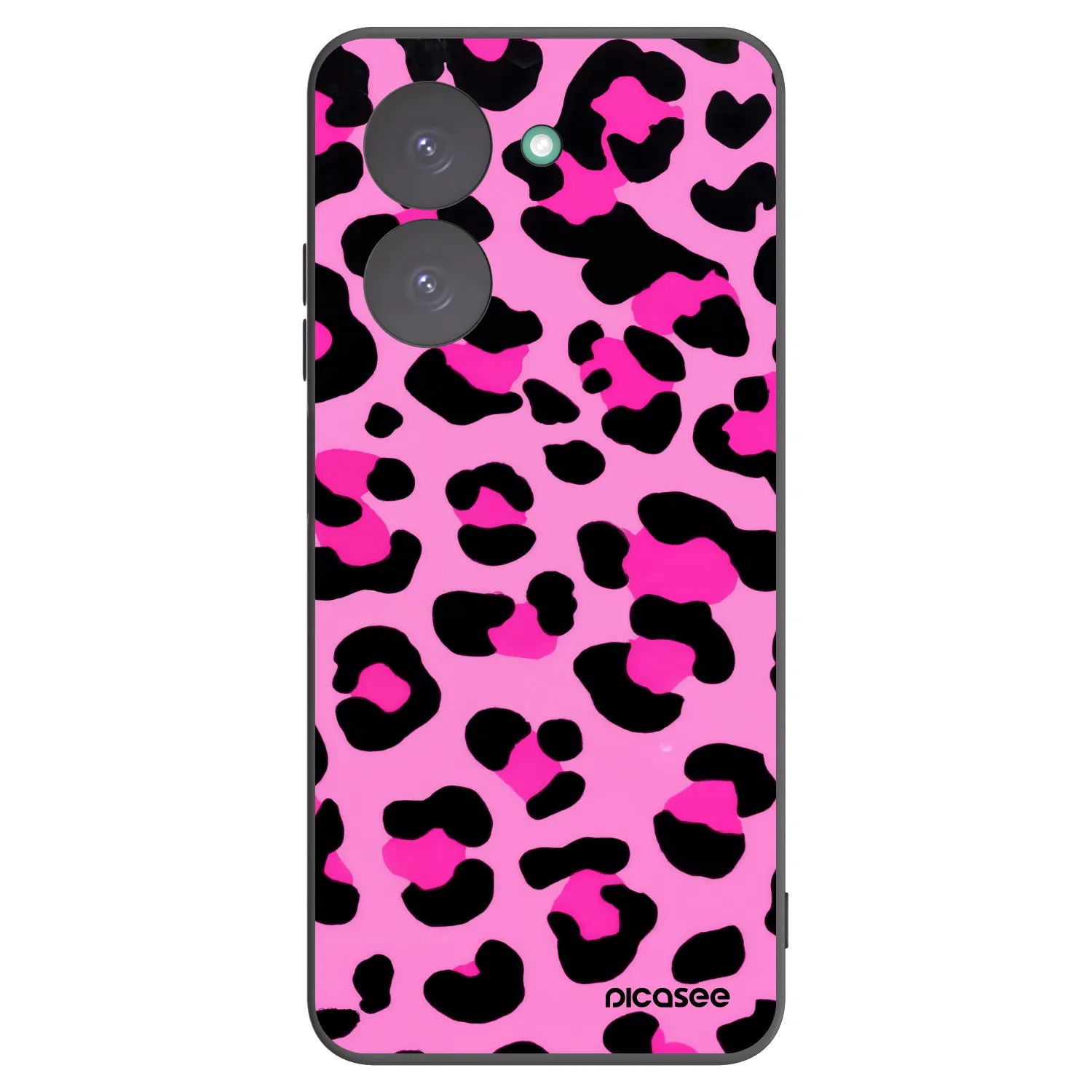 Picasee Μαύρη θήκη σιλικόνης για Xiaomi Redmi A5 - Pink Tiger