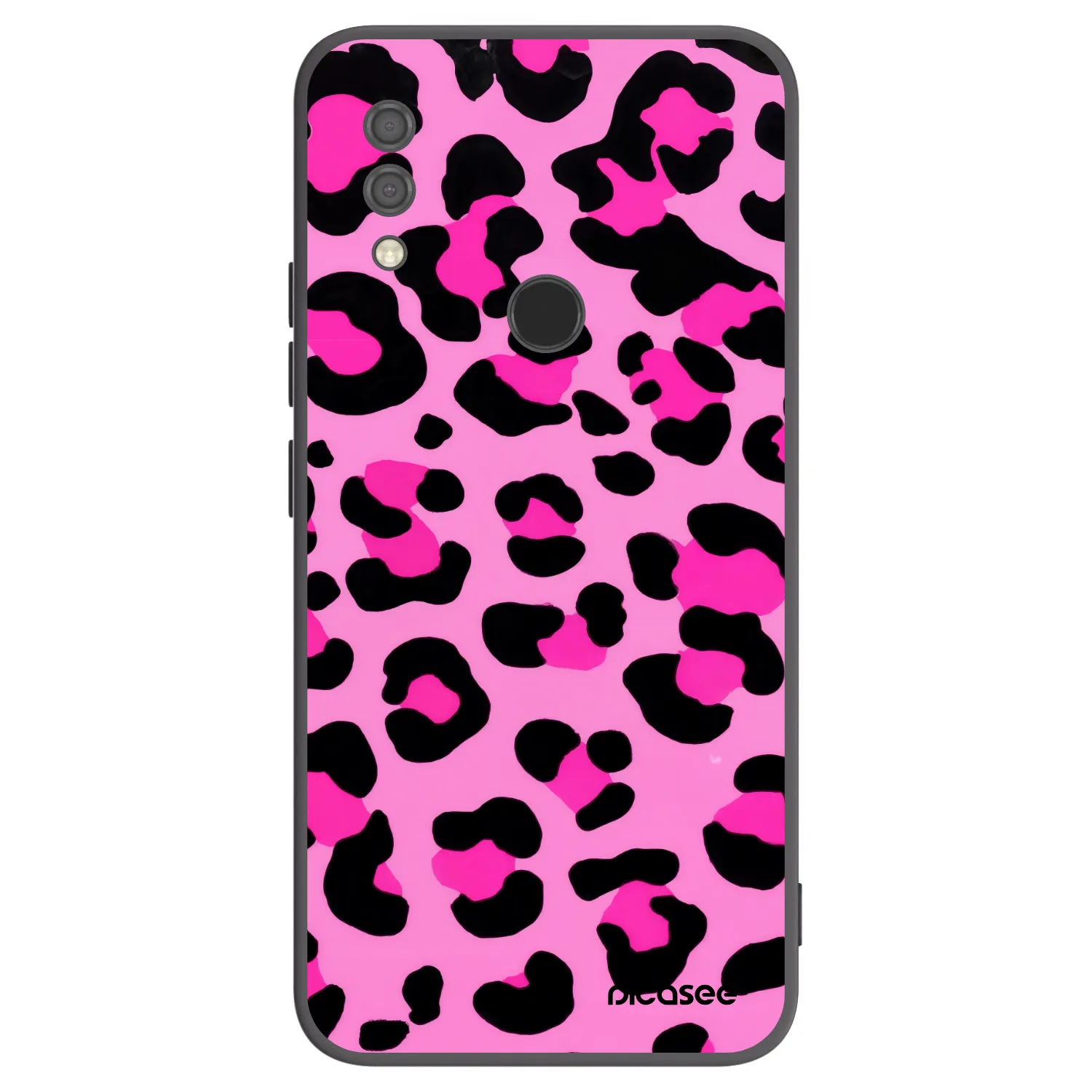 Picasee Μαύρη θήκη σιλικόνης για Xiaomi Redmi 7 - Pink Tiger