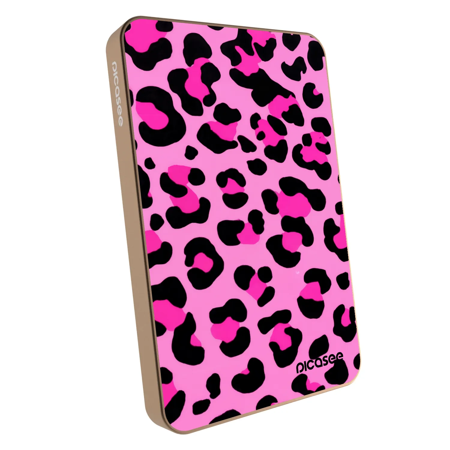 Picasee Powerbank με MagSafe 5 000 mAh Χρυσαφένιος - Pink Tiger