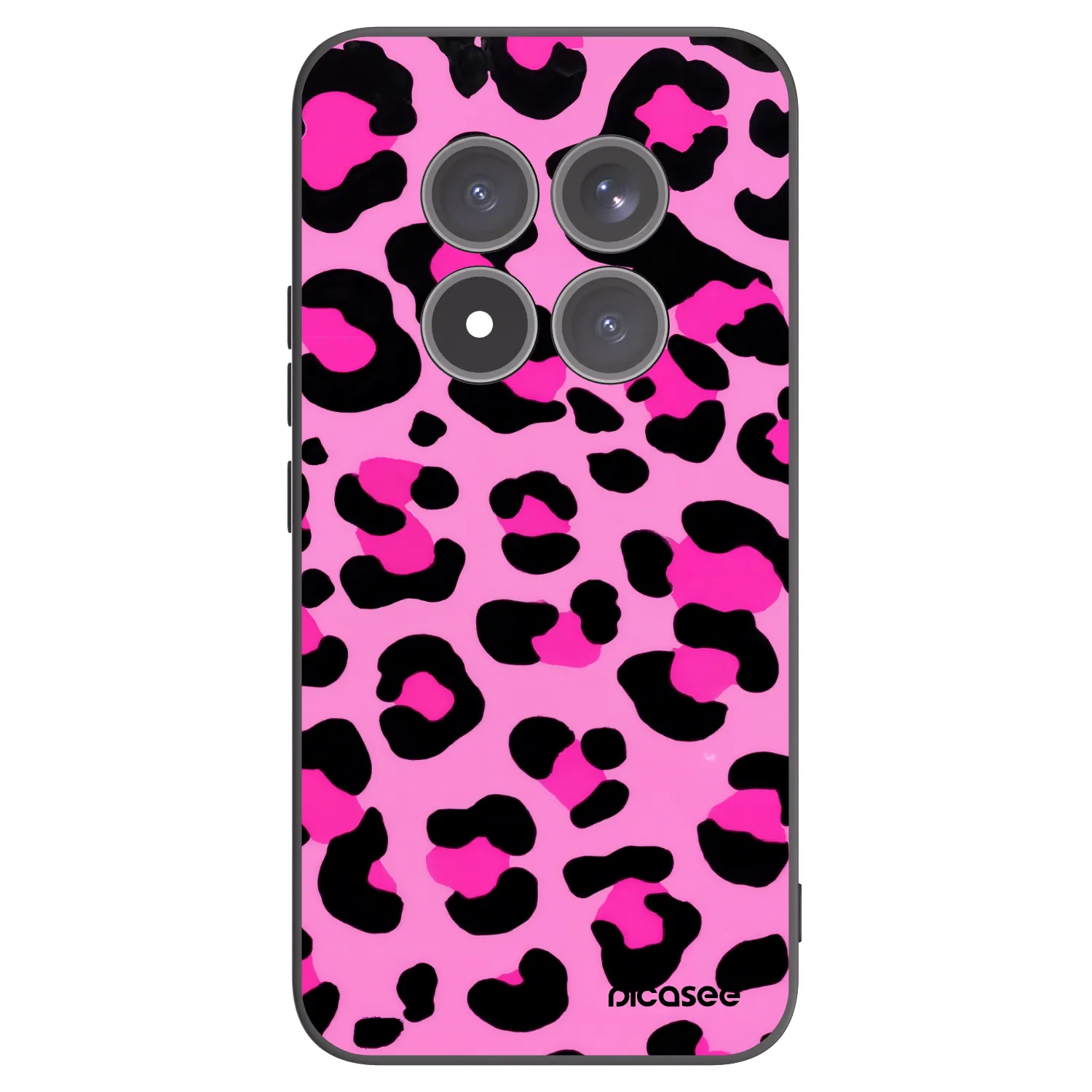 Picasee Μαύρη θήκη σιλικόνης για Xiaomi Redmi Note 15 Pro+ - Pink Tiger