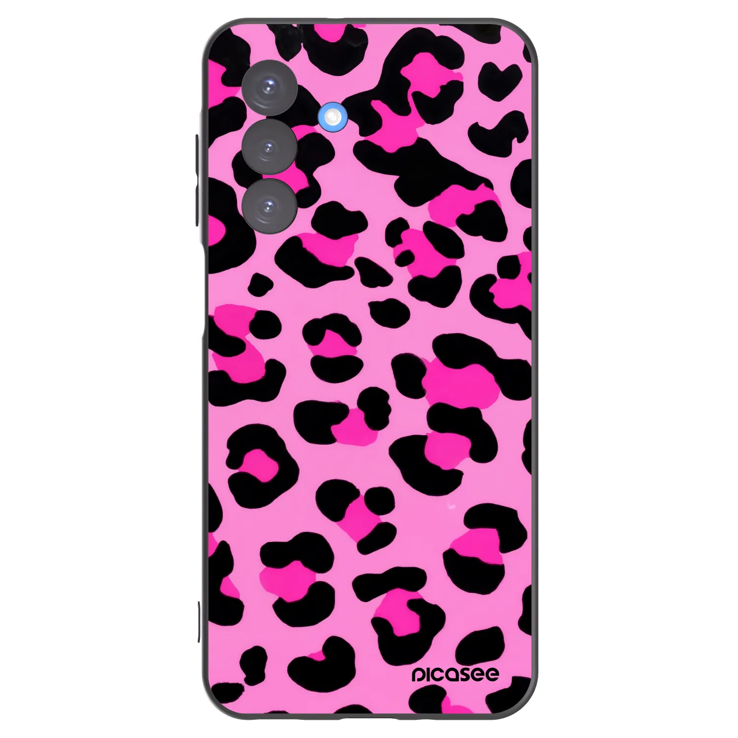 Picasee Μαύρη θήκη σιλικόνης για Samsung Galaxy A17 5G - Pink Tiger
