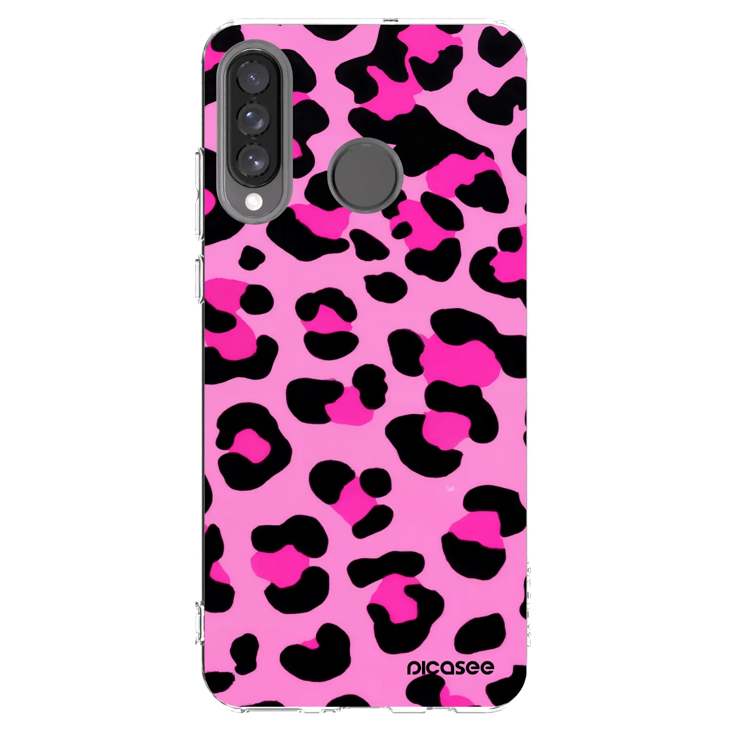 Picasee διαφανής θήκη σιλικόνης Huawei P30 Lite - Pink Tiger