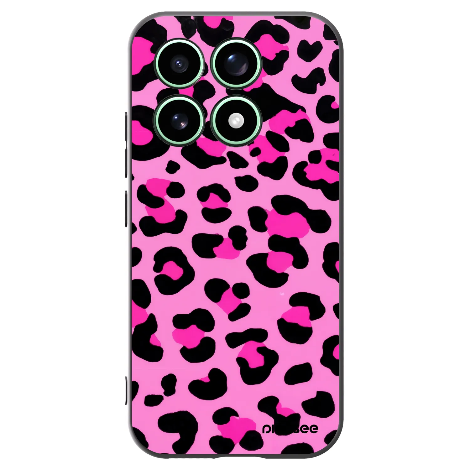 Picasee Μαύρη θήκη σιλικόνης για Xiaomi 17 - Pink Tiger