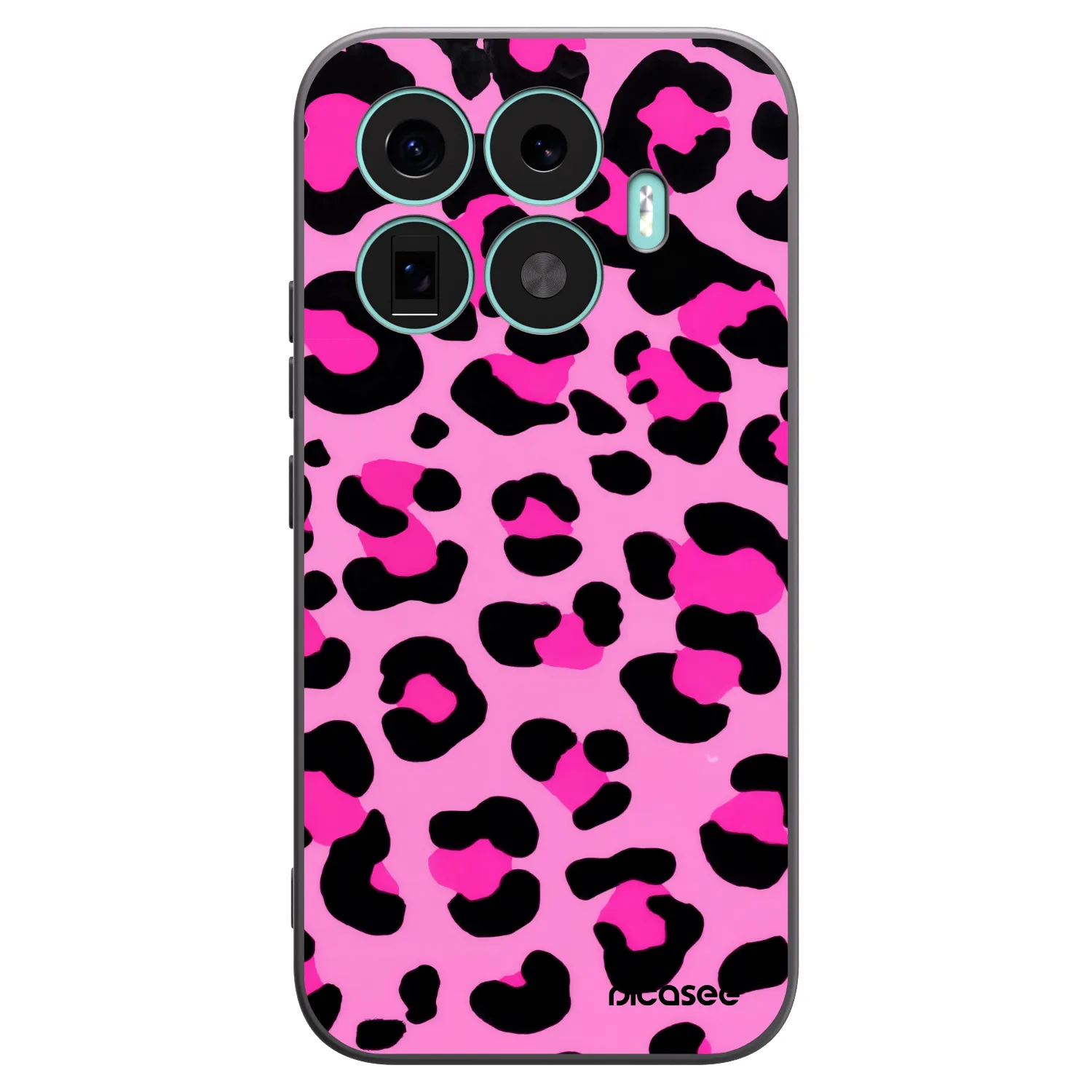 Picasee Μαύρη θήκη σιλικόνης για Xiaomi 17T - Pink Tiger