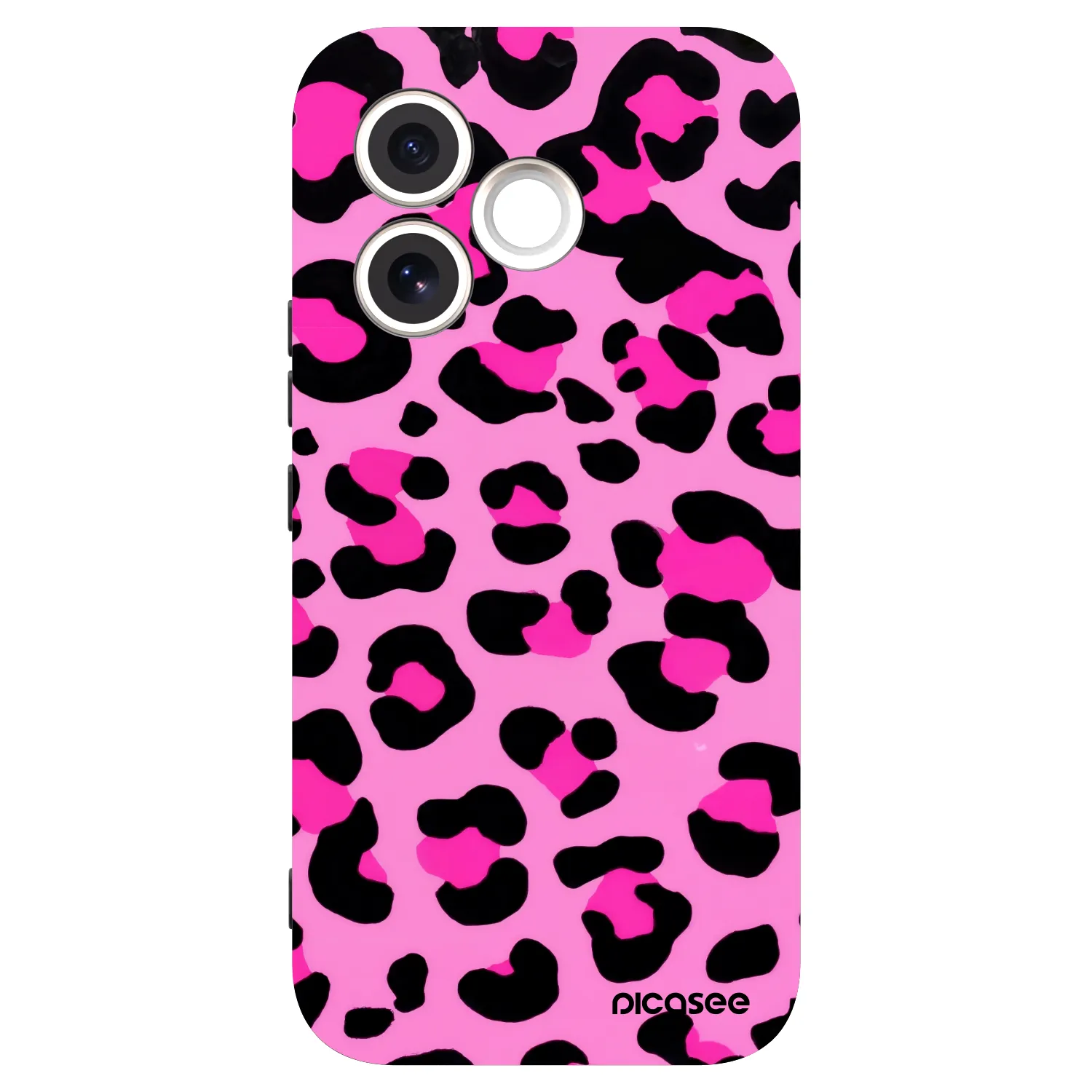 Picasee Μαύρη θήκη σιλικόνης για Honor 600 Lite - Pink Tiger