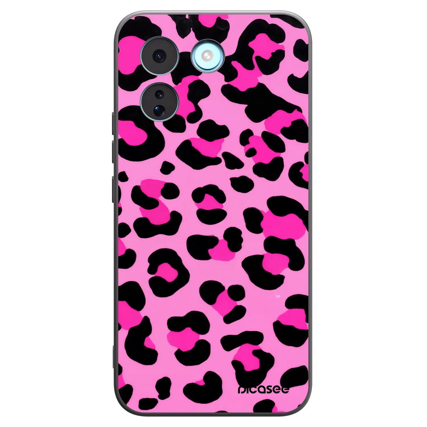 Picasee Μαύρη θήκη σιλικόνης για Xiaomi Redmi Note 17 Pro MAX 5G - Pink Tiger