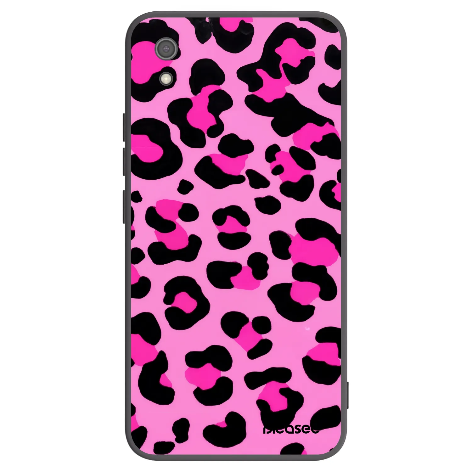 Picasee Μαύρη θήκη σιλικόνης για Xiaomi Redmi 7A - Pink Tiger