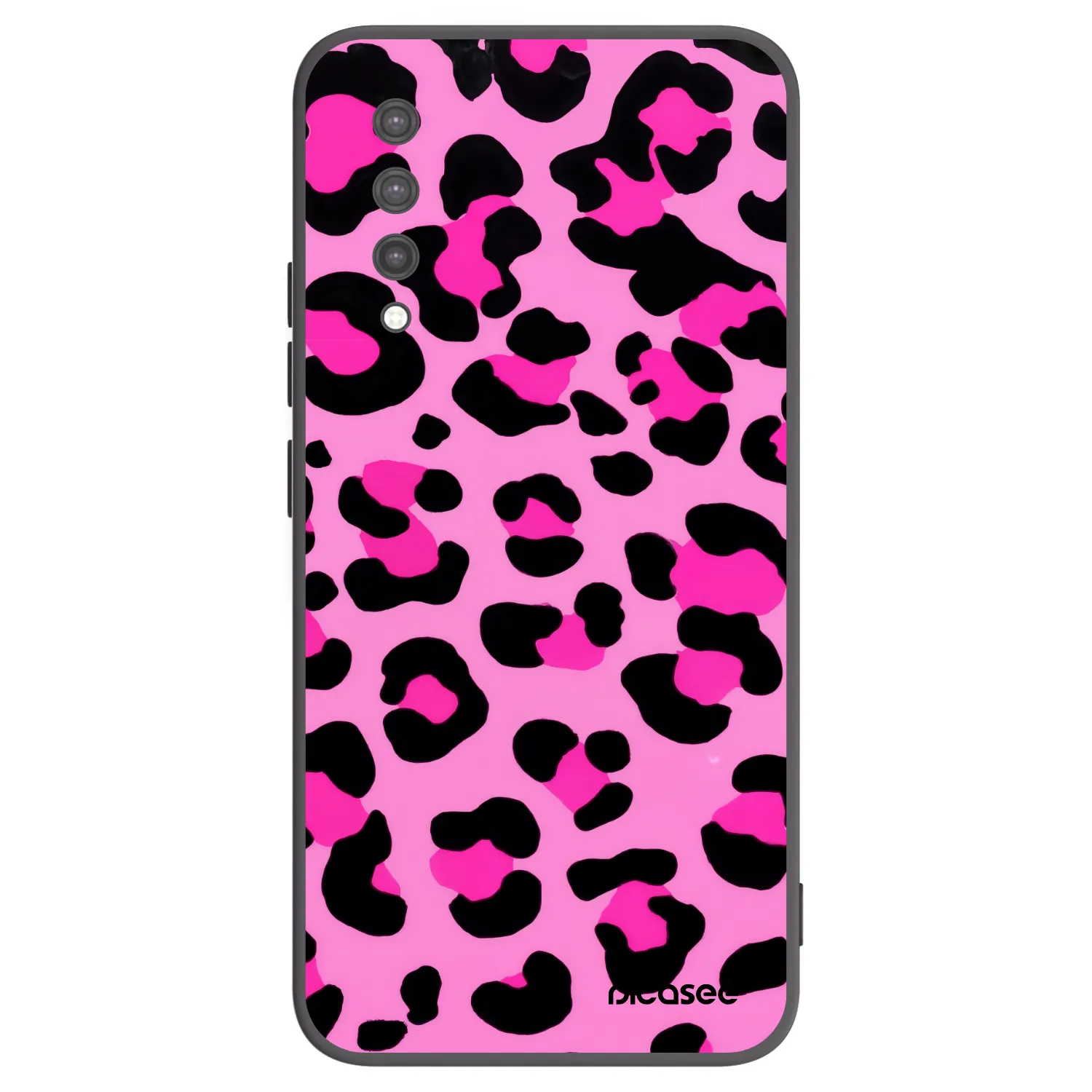 Picasee Μαύρη θήκη σιλικόνης για Xiaomi Mi 9 Lite - Pink Tiger