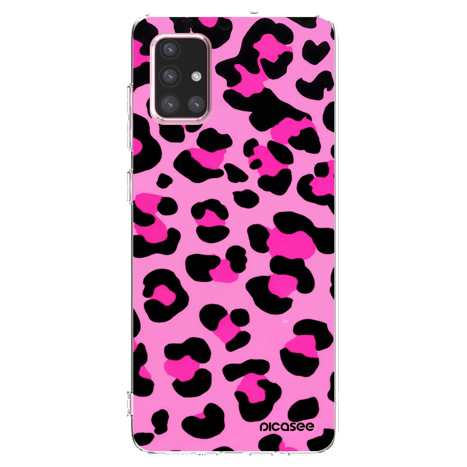 Picasee διαφανής θήκη σιλικόνης Samsung Galaxy A71 A715F - Pink Tiger