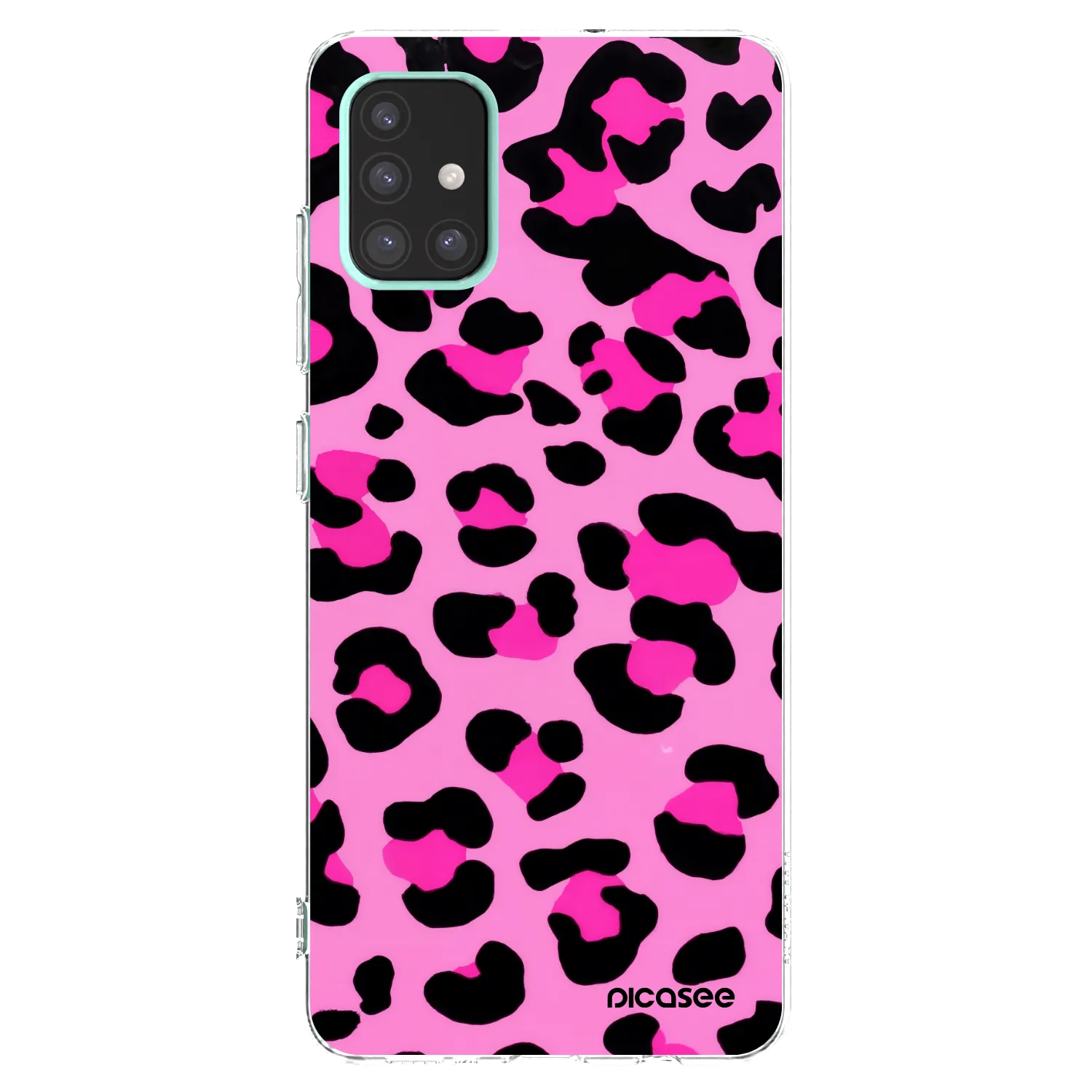 Picasee διαφανής θήκη σιλικόνης Samsung Galaxy A51 A515F - Pink Tiger