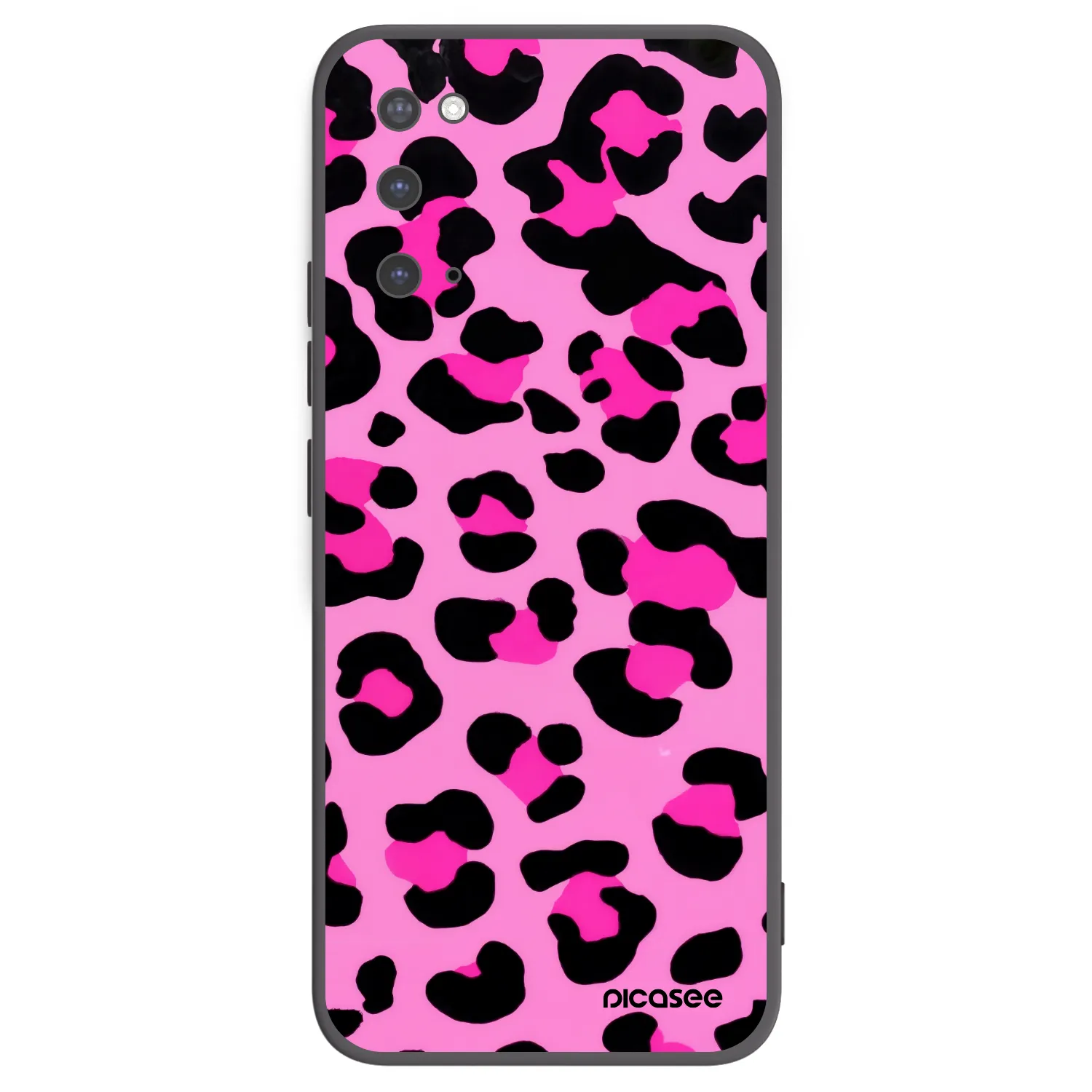 Picasee Μαύρη θήκη σιλικόνης για Samsung Galaxy S20 G980F - Pink Tiger