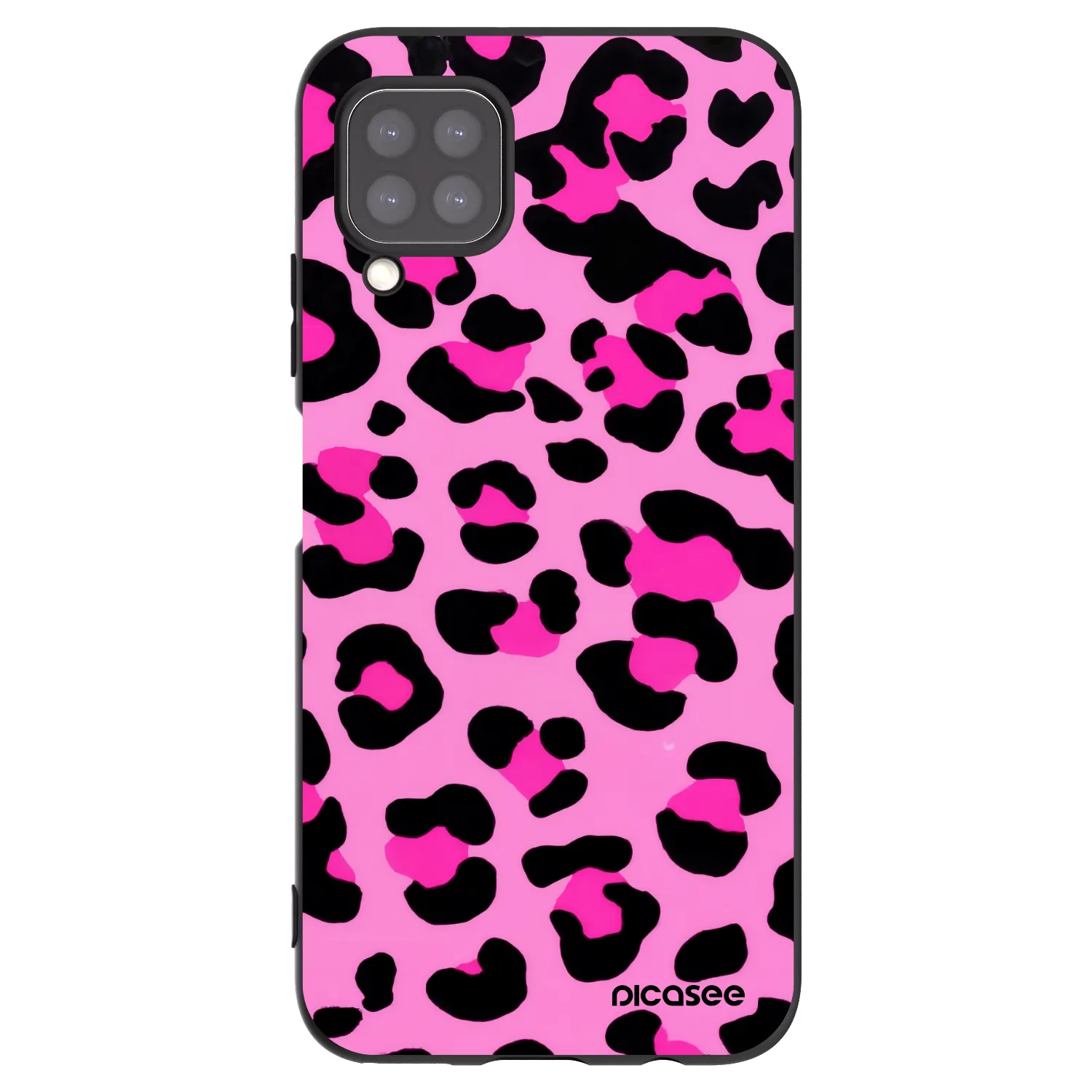Picasee Μαύρη θήκη σιλικόνης για Huawei P40 Lite - Pink Tiger