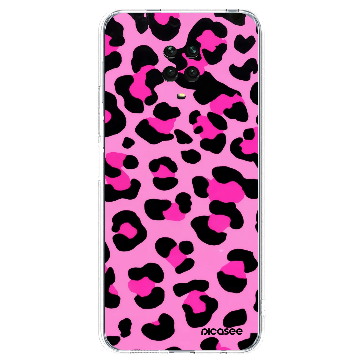 Picasee διαφανής θήκη σιλικόνης Xiaomi Redmi Note 9S - Pink Tiger