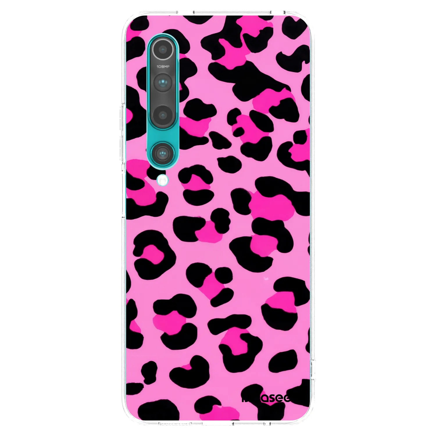 Picasee διαφανής θήκη σιλικόνης Xiaomi Mi 10 - Pink Tiger