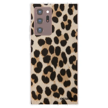 Picasee διαφανής θήκη σιλικόνης Samsung Galaxy Note 20 Ultra - Brown Tiger