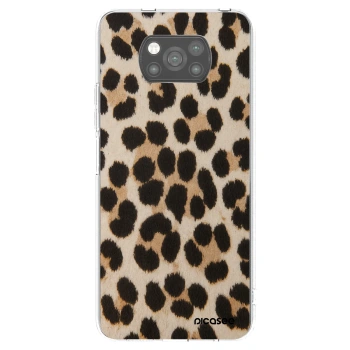 Picasee Μαύρη θήκη σιλικόνης για Xiaomi Poco X3 - Brown Tiger