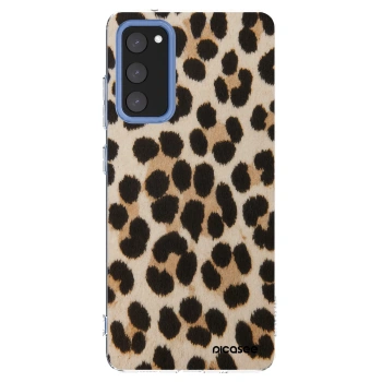 Picasee διαφανής θήκη σιλικόνης Samsung Galaxy S20 FE - Brown Tiger