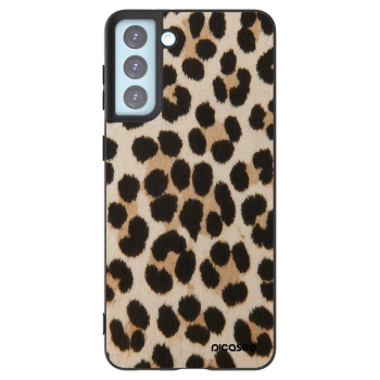 Picasee Μαύρη θήκη σιλικόνης για Samsung Galaxy S21+ 5G G996F - Brown Tiger