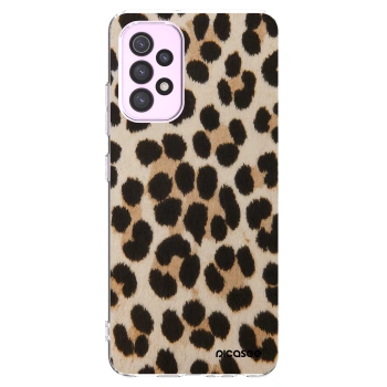 Picasee διαφανής θήκη σιλικόνης Samsung Galaxy A32 5G A326B - Brown Tiger
