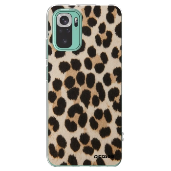 Picasee διαφανής θήκη σιλικόνης Xiaomi Redmi Note 10 Pro - Brown Tiger