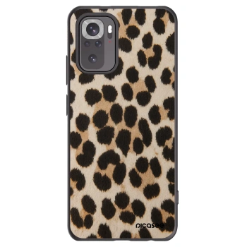 Picasee Μαύρη θήκη σιλικόνης για Xiaomi Redmi Note 10S - Brown Tiger