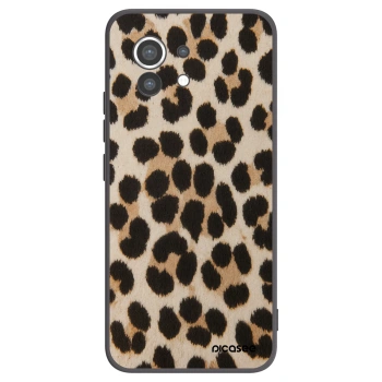Picasee Μαύρη θήκη σιλικόνης για Xiaomi Mi 11 - Brown Tiger