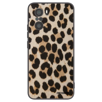 Picasee Μαύρη θήκη σιλικόνης για Xiaomi Poco F3 - Brown Tiger