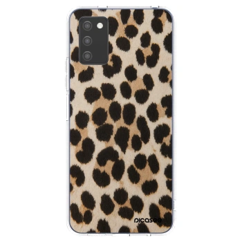 Picasee διαφανής θήκη σιλικόνης Samsung Galaxy A02s A025G - Brown Tiger
