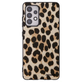Picasee Μαύρη θήκη σιλικόνης για Samsung Galaxy A52s 5G A528B - Brown Tiger